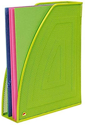 Alba MESHMAG V Porte-Revues en Métal Mesh Vert Anis