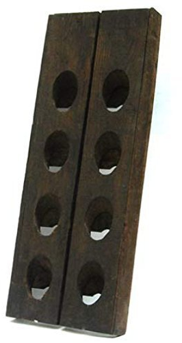 Piratenladen Original Champagner Rüttelbrett für 8 Flaschen, Weinregal