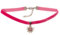 Herbert Hahn Modezubehör Trachten Kropfband - 50995/EDELWEISS - pink