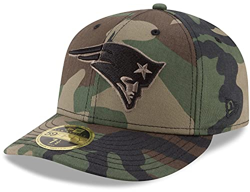New Era 59Fifty Low Profile Cap - New England Patriots Wood, Camo, 7 1/8 - (56,8cm)