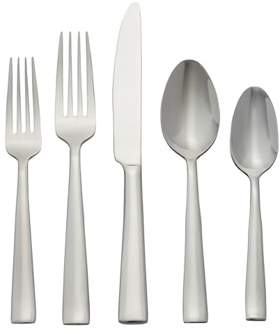 Oneida Monolith 20PC Set (3) Juegos de Cubiertos, Acero Inoxidable, Plateado
