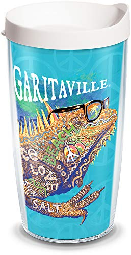 Tervis - Vaso térmico con envoltura y tapa blanca