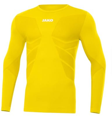 JAKO Comfort 2.0 Langarm Hell gelb, M Unisex