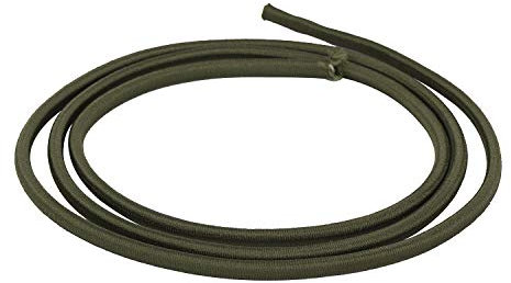 WedDecor Bungee Cord 4mm Bungee Rope Heavy Duty Elastic Bungee Cords, Shock Cord, Bungee Strap, Elastic Cord for Securing Luggage, Tent Pole, Camps, Motorcycle, DIY Craft Projects, Olive, 5 Metres