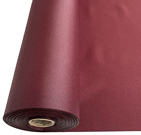 7oz PU Coated Outdoor Waterproof Fabric - Water-Proof, Tear Resistant, Cloth for Outdoor Garden Furniture, Sewing Material for Crafts and Hobbies - 150cm Wide (Wine)