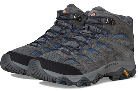 Merrell Men's Moab 3 Mid Hiking Boot, Granite, 11