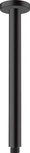 hansgrohe Deckenanschluss Vernis Blend, Deckenanschluss 30cm, Mattschwarz