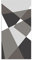 Panorama Alfombra Vinílica Salón - Varios Tamaños - (Geometría Abstracta Gris 140x200 cm)
