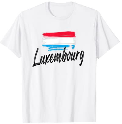 Luxemburg Flagge Luxemburg Luxemburg Luxemburg Pride Herz T-Shirt