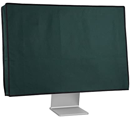 kwmobile Schutzhülle kompatibel mit 24-26 Monitor - Hülle PC Bildschirm - Computer Cover Case - Dunkelgrün