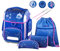 Schneiders 78364-070 - Schulranzen Ergolite Underwater Love, 9-teiliges Set mit Schultasche, Federmäppchen, Schlamper, Sportbeutel, 3 Klett-Motiven und 2 Leuchtstäben