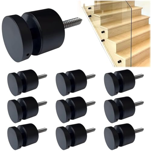 LukLoy Lot de 10 entretoises SS316 pour garde-corps en verre robuste de qualité marine