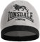 Lonsdale Unisex Beanie Levedale, Farbe:Grey/Black, Größe:one Size