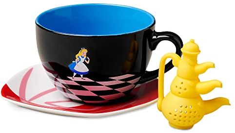 Disney Alice in Wonderland Mug, Saucer and Tea Infuser Set No Color