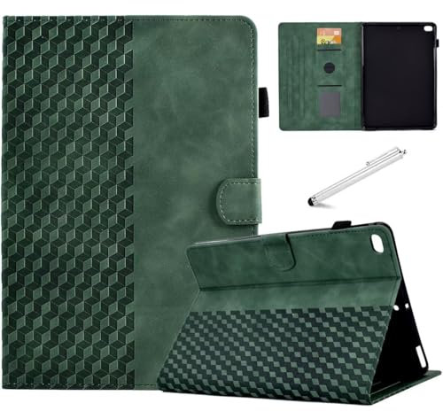 Fancity Custodia per iPad Mini 5/4/3/2, Cover Protettiva in Pelle Intelligente con Sveglia/Sonno, Supporto, Slot per Schede e Portamatite per iPad 7.9 Pollici, Verde