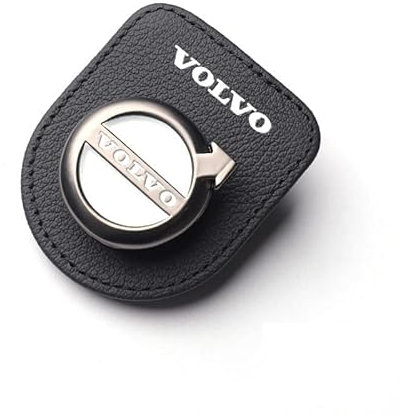 HEYCE Auto-Sonnenbrillenhalter, Auto-Sonnenbrillen-Clip, Ticket-Clip, für Volvo XC60 S40 S60 S90 XC40 XC70 XC90 V40 V60 V90 S80 S80L Innendekoration Zubehör,Black