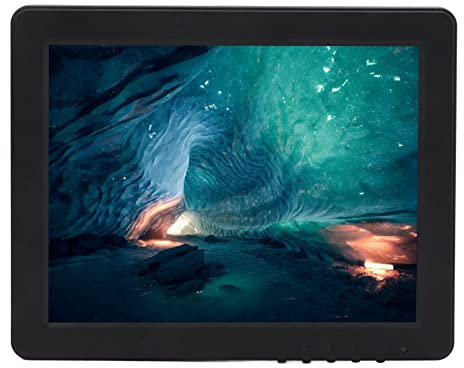 Mini Monitor da 8 Pollici Esperienza Visiva Straordinaria Risoluzione 1024x768 Doppio Altoparlante Controllo Remoto Immagini Dettagliate Monitor Portatile TFT LED da 8 Pollici