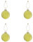 Bioworld Weihnachtsschmuck aus Glas, Tennisball