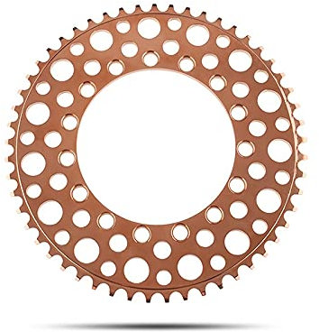 Fahrrad Kettenblätter,schmales breites Kettenblatt Kettenblatt, Fahrradkettenblatt, zusammenklappbares Fahrradkettenblatt, dünne Zahnscheibe BCD 8/9/10/11 Geschwindigkeit, 53/54/56 Zähne, rundes Loch