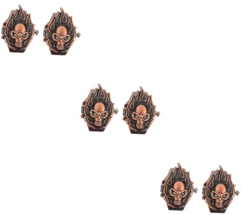 SHERCHPRY 6 Stück Diamant Ring Uhr Zinklegierung Elektrischer Ring Aushöhlen Miss