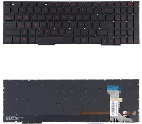 Tastiera di Sostituzione del Laptop per for ASUS GL553VW ZX53V FX53VD ZX553 FX753 GL753 Tastiera Versione US con retroilluminazione
