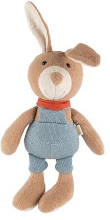 sigikid Kuscheltier Latzhosen Hase, rot Sweety Plüschtier, 30