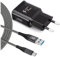 Caricatore USB Ricarica Rapida 15W Caricabatterie per Samsung Galaxy A13 A14 A15 A23 A25 A33 A34 A35 A40 A52 A53 A55 A04S S8 S9 S10 S20 Plus M55 M34 M33 M15, Alimentatore con Nylon Cavo USB C 2M