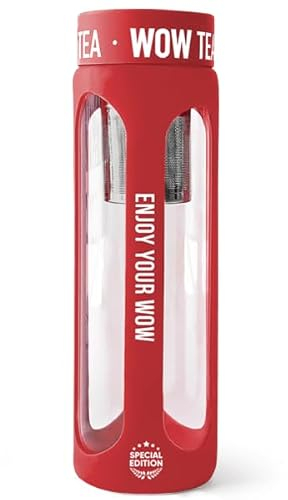 WOW TEA: Rot Infuser Teeflasche