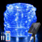 Hulaiyaa Outdoor Solar LED Lichtschlauch, Wasserdichte Solar Lichterschlauch 22M Solar Lichterschlauch Aussen Fernbedienung 8 Modi 200 LED Lichtschlauch Außen für Weihnachten Party Dekorationen
