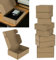 UISEBRT 20 Stück Verpackungskartons, Faltschachtel aus Wellpappe für Warensendung, Geschenkbox, Braun Maxibriefkarton, Dokumentenbox für den Versand von Kleinen Waren Postkarton(15x10x4cm)