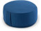 Amago home Yogakissen Bodenkissen rund H 14xø31 cm mit Buchweizenschalen Meditationskissen Sportkissen Farbe blau - navi Blue