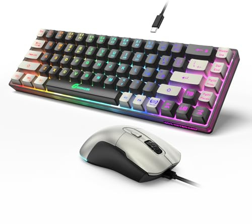 GEODMAER 65% Gaming Keyboard and Mouse Combo