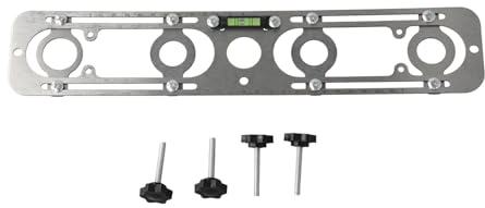 Niceminiwall Water Heater Wall Mounted Boiler Underfloor Heating Horizontal Leveling Device with Adjustable Plum Blossom Handle for 20mm and 25mm Calibers, Cold and Hot