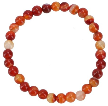 GURU SHOP Mala Armband, Handmala, buddhistischer Schmuck, 6 mm | Unisex, natürliche Perlen, elastisches Band, spirituelle Energie, stilvolles Accessoire