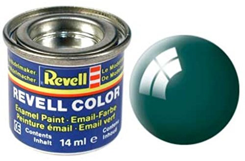 Revell Moss Green Gloss Paint 14ml Tube 1 count (pack of 1) 0.5 sq.m/liter Indoor/Exterior Metal/Plastic/Variety