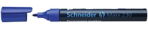 Schneider Schreibgeräte Permanentmarker Maxx 230, nachfüllbar, 1-3 mm, blau