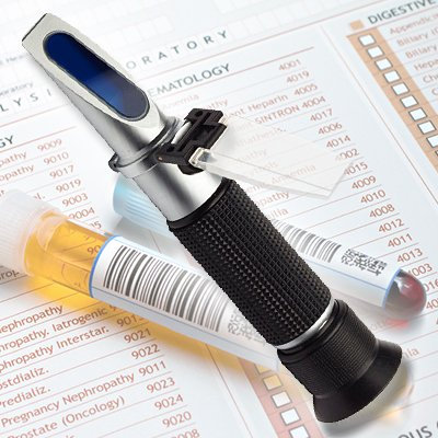 OCS.tec Refraktometer Tierarzt Serum Protein Urin Blut R05