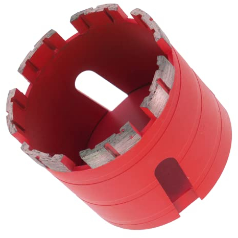 PRODIAMANT Diamant Dosensenker 82 mm x M16 Beton, Ziegel, Mauerwerk PDX857.638 7 Diamantsegmente 10mm Segmenthöhe