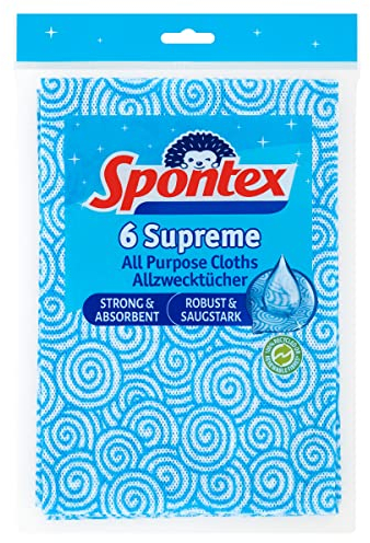 Spontex 6 Supreme All Purpose Cloths