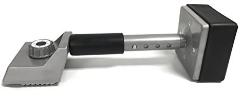 MaxWorks 80742 Carpet Stretcher Knee Kicker with Telescoping Handle, Silver, Regular