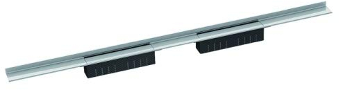 DALLMER Duschrinne CeraWall Select Duo, Edelstahl poliert, 1500 mm