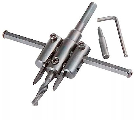 Makita D-57093 Verstellbarer Kreisschneider, 30 bis 120 mm Größe