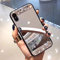 Shinyzone Mirror Case for iPhone XS Max 6.5 inch,Luxury Sparkly Diamond Handmade Hard PC Back Shell,Fashionable Women Makeup Mirror Cover for iPhone XS Max 6.5 inch,Diamond Mirror