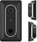 Koroao Wall Plate Come with L35°/R35 ° Wedge for Nest Hello， Nest Hello Doorbell, Plastic Material Adjustment Mounting Wall Plate Wedge Kit. (Black)