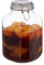 Relaxdays Bocal en Verre, Lot de 2, 3 litres, Conserves, Grand Pot, Hermétique, Fermeture étanche avec étrier, XXL, Transparent