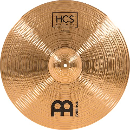 Meinl Cymbals HCS Bronze Plato Ride Heavy de 20 pulgadas (50,8cm) Platillos de Batería – Bronce B8, Acabado Tradicional (HCSB20HR)