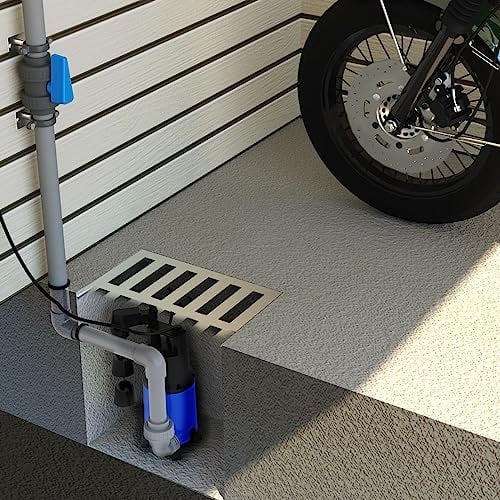 SFA - Sanisub ZPK 40 A - Pompe Submersible Portative 5 m - Evacue Eaux Claires Et Grises En Cas D'Inondation - Automatique - Granulométrie 30 mm - Cave, Garage, Regards - 21,8 x 34,2 - Made In France