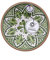 Ceramica Rambalena | Piatto decorativo da appendere a parete | Piatto in ceramica | Piatto da parete in terracotta rossa modello D23 | 100% fatto a mano | 17 x 17 x 3,8 cm