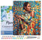 Figured'Art Peinture par Numéro Adulte avec Cadre Femme en Habits traditionnels - Activité Manuelle Kit de Loisir Créatif DIY Numéro d'Art Complet - 40x50cm toile tendue sur châssis