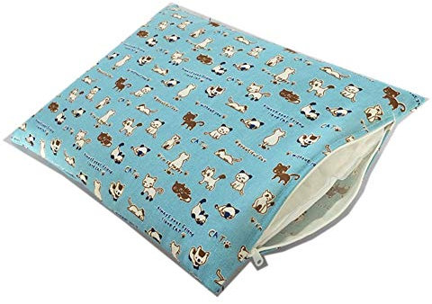 BOduShang Hundebecken Personalisierter Druck Hundematte Wiederverwendbar Hundedecken Sanft Hunde Decke for Zuhause Zwinger Wagen Reise Drinnen Und Draußen Camping Wandern blue2,Medium